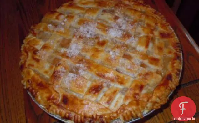 Torta De Pêssego Creme Azedo