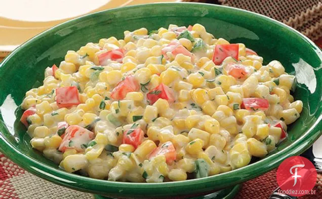 Salada De Milho Com Coentro