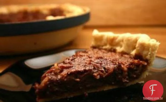 Torta De Xadrez De Chocolate Pecan