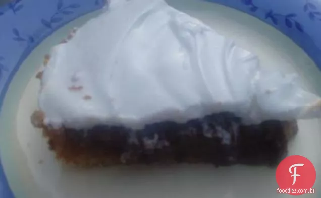 Torta De Merengue Com Creme De Chocolate