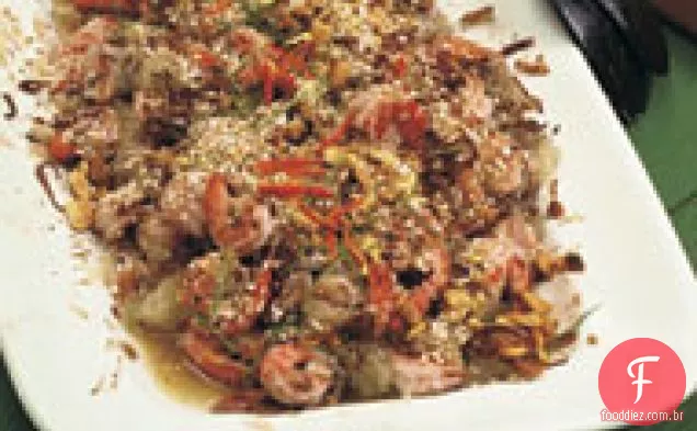 Salada De Camarão E Pomelo