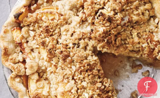 Peach Crumble Pie