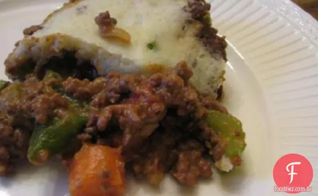 Torta de veado e vegetais (Hunter's) 