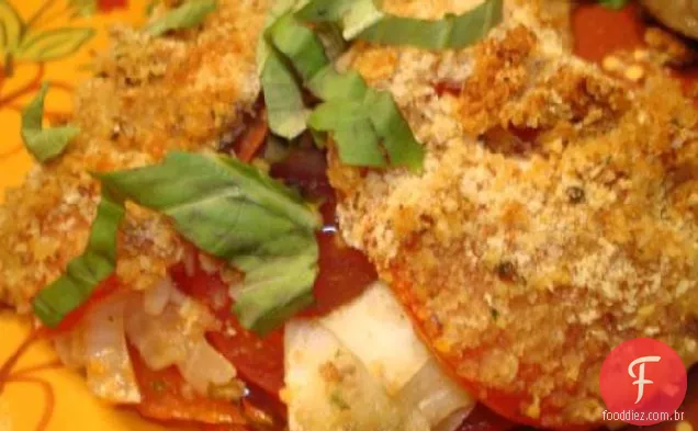 Tomate Crumble Pie
