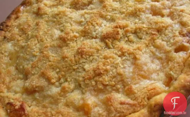 Torta De Pêssego Creme Streusel