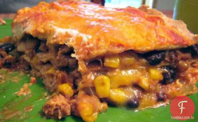 Stacked Burrito Pie