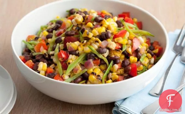 Salada De Feijão preto e milho