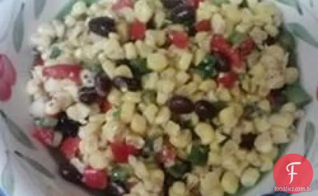 Salada De Feijão Preto E Milho