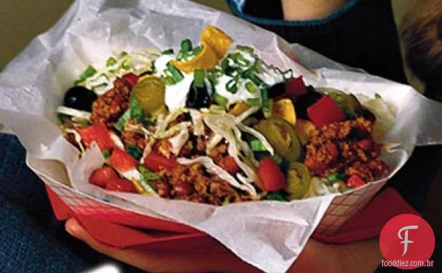 Chili-Milho Chip Stack-Up Salada