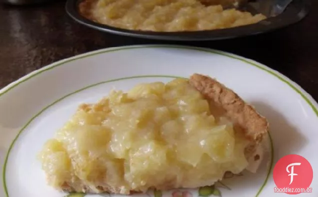 Torta De Abacaxi Com Crosta De Torta De Shortbread