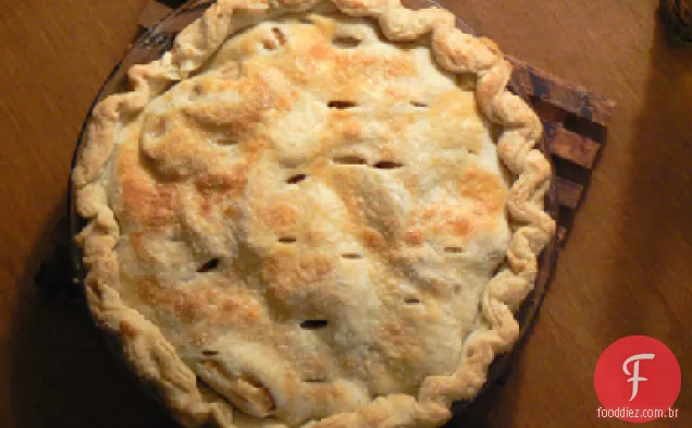 Torta De Maçã Com Baixo Teor De Açúcar