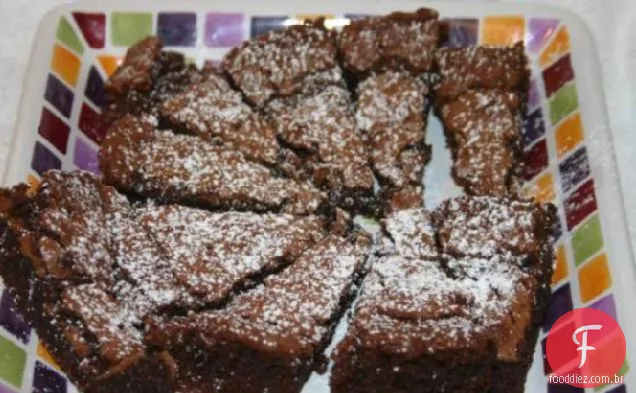 Uma Tigela Torta De Brownie