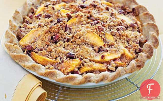 Blue Ribbon Peach Praline Pie
