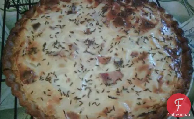 Alemão Zwiebelkuchen (Torta De Cebola)