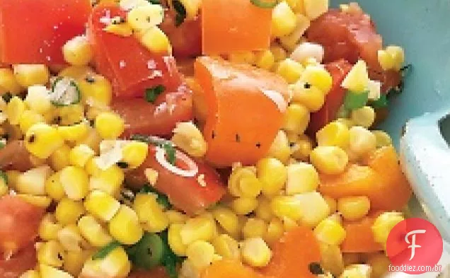 Salada Grelhada De Milho E Tomate