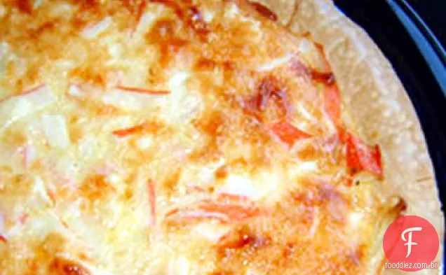 Caranguejo e quiche Suíço