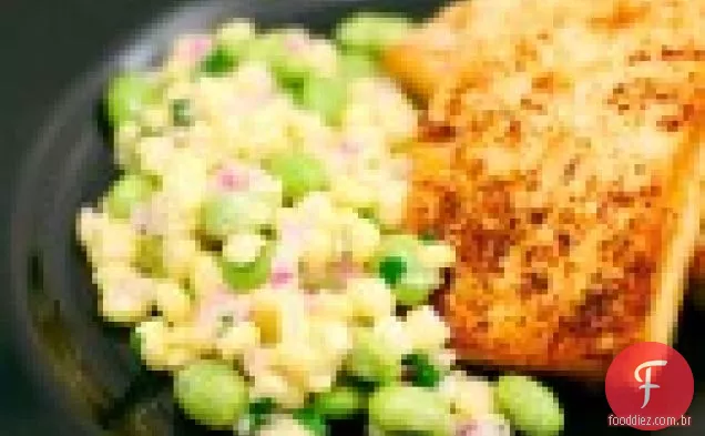 Salada De Milho E Edamame Com Tofu Miso