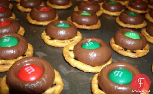 Chocolate Pretzel Anel Doces
