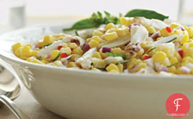 Salada Gelada De Milho E Caranguejo