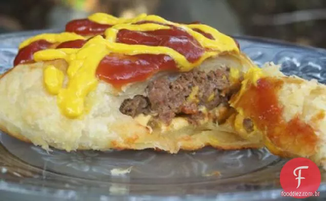 Cheeseburgers De Massa Folhada
