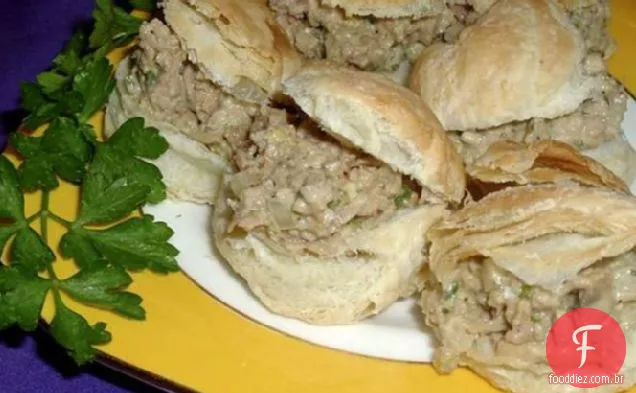 Aperitivos De Cogumelos E Frango