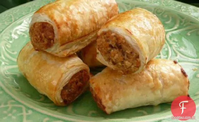 Rolinhos De Salsicha Vegetarianos