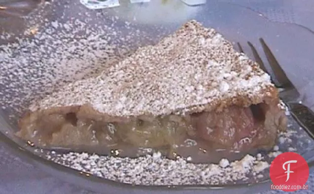 Tarten Riwbob (Ruibarbo Torta) Galês