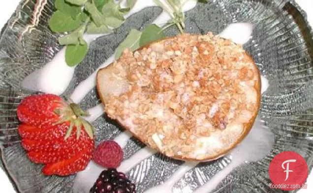 Peras Cozidas Streusel