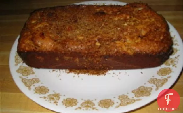 Pão de maçã com cobertura Streusel
