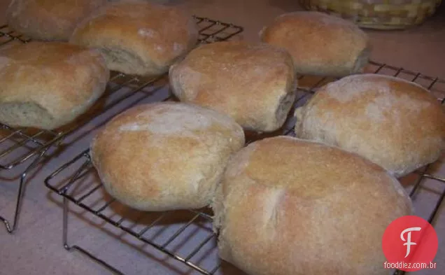 100% Hambúrguer De Trigo Integral/Pães De Cachorro-Quente