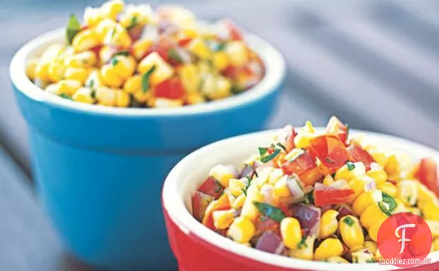 Salada De Milho E Tomate