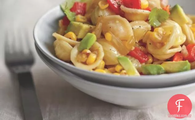 Pimenta Assada-Salada De Macarrão De Milho