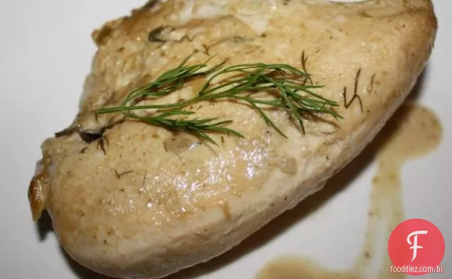 Pernas de frango grelhadas com limão e pimenta