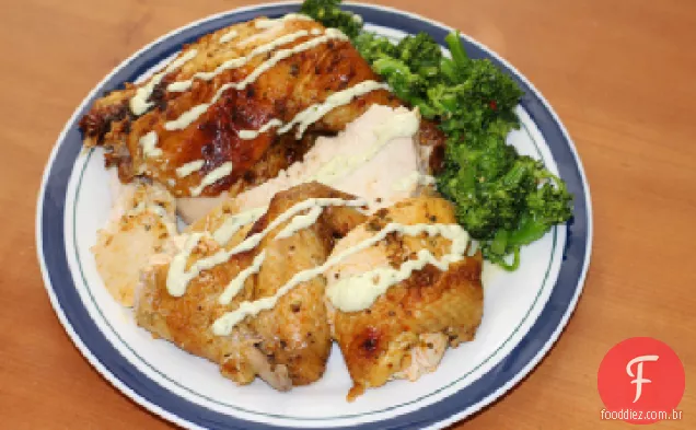 Frango Laranja Assado No Forno