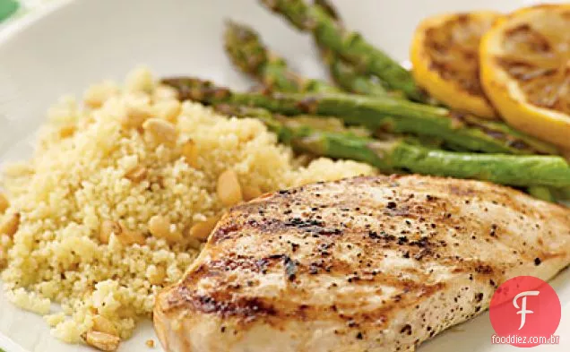 Peitos De Frango Grelhados Com Limão