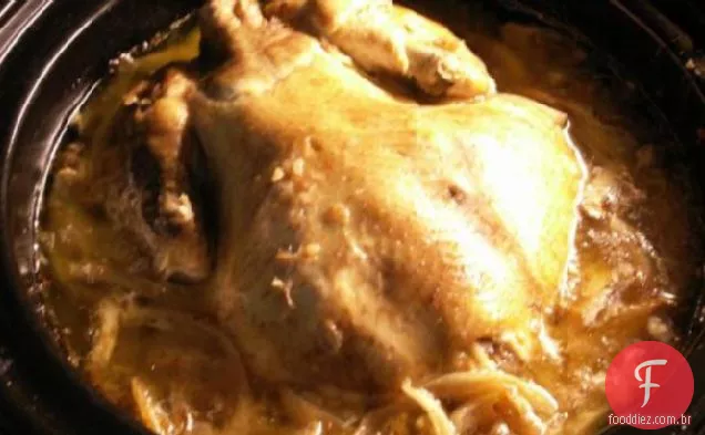 Crock Pot Frango Com Cebola Francesa