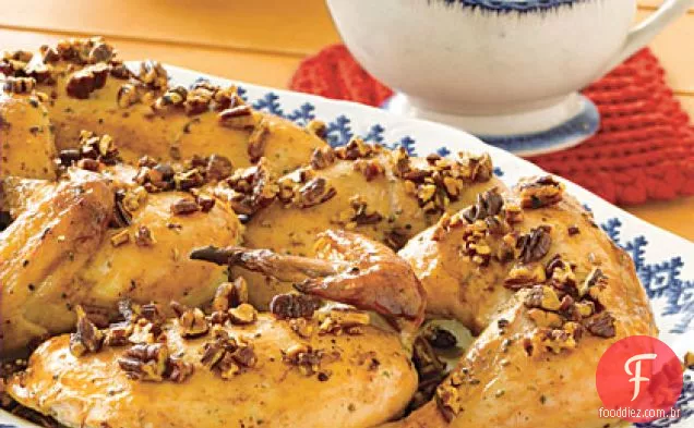 Frango Assado no rancho com Pesto cremoso