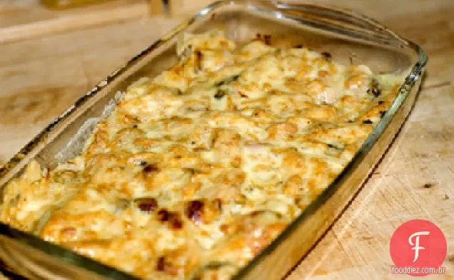 Ritz e caçarola de frango