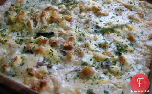 Caçarola de frango e recheio