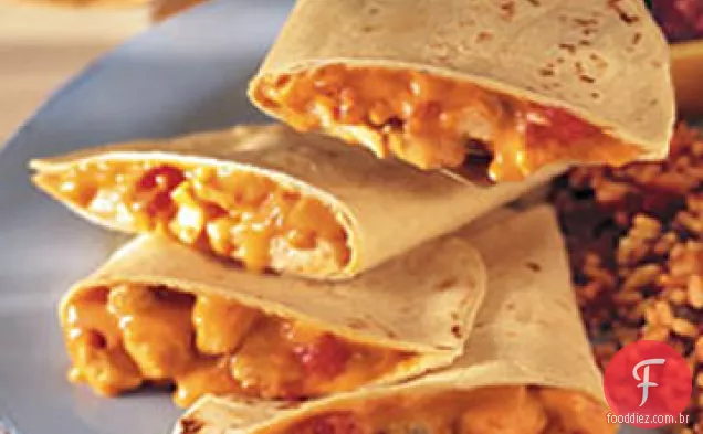 Quesadillas De Frango Com Queijo
