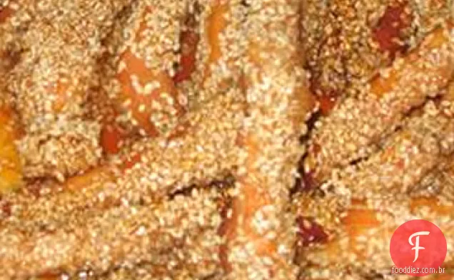 Frango Com Gergelim Pegajoso