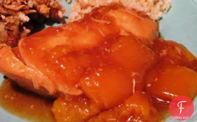 Frango Com Pêssego (Panela De Barro)