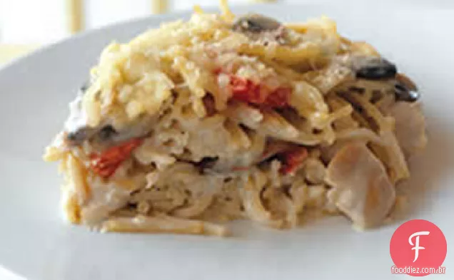 Feito Sobre Frango Tetrazzini
