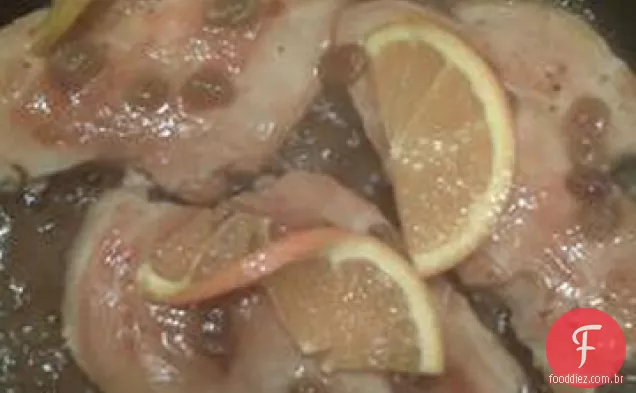 Frango Bourbon Refogado Com Laranja
