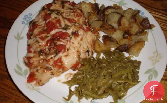 Frango Com Queijo E Vinho
