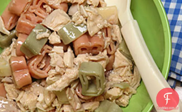 Frango assado com Tortellini de queijo