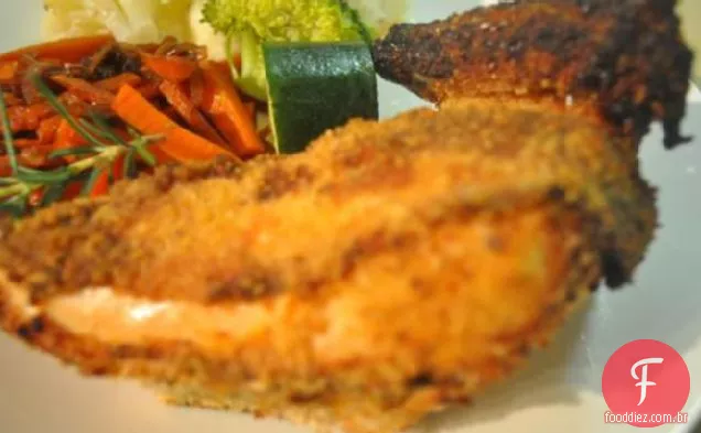 Frango Crocante assado da Faye