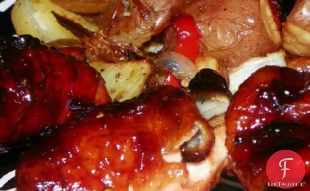 Coxas De Frango Com Molho De Gergelim