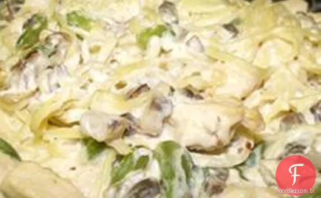 Tetrazzini Frango Cogumelo