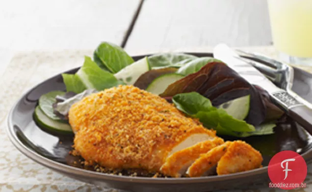 Parmesão crocante-Peitos De Frango do Rancho (tiras ou propostas)